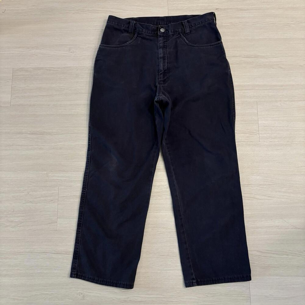 Lion Protects FR Work Pants Style 2200-10 Men’s 34R Navy/Black Cotton NFPA 1975